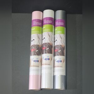 Cricut Iron-On Vinyl Bundle - Pink, Glitter, Silver